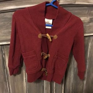 Maroon cardigan
